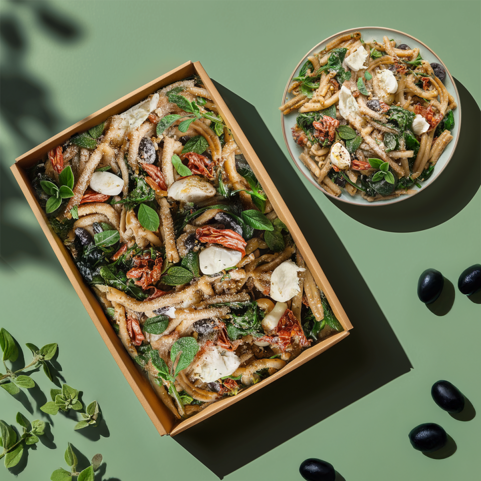 Salad Platter: Bocconcini & Sundried Tomato Pasta