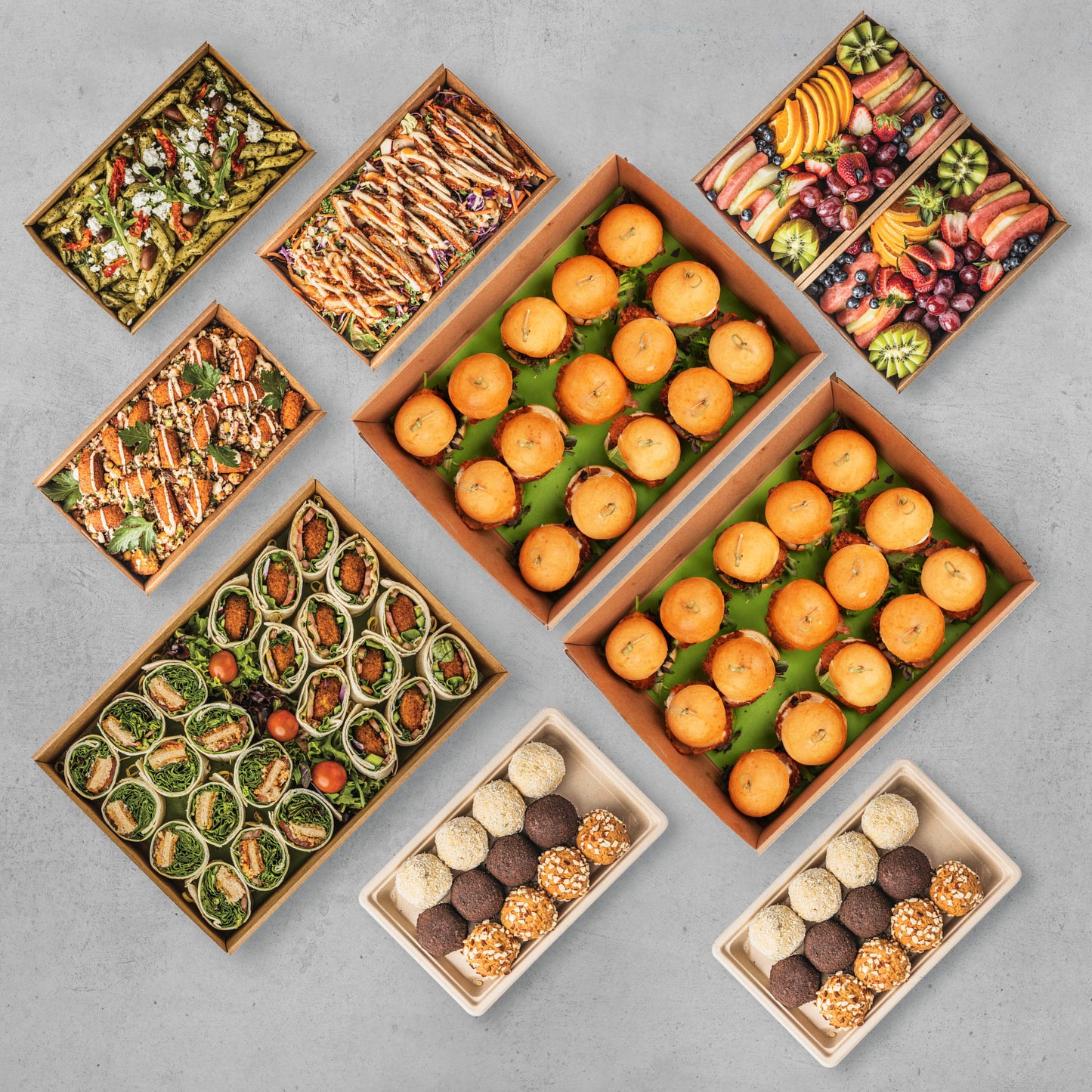 Veggie Lunch Party Starter for 24-28 people