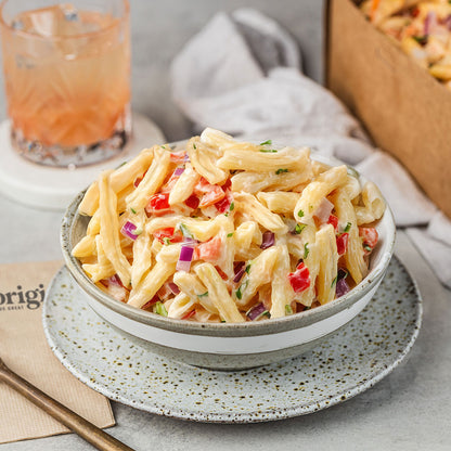 Salad Platter: Creamy Pasta