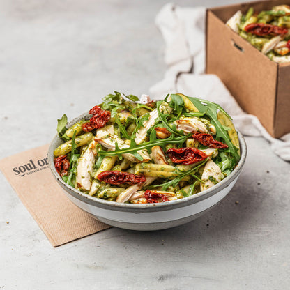 Salad Platter: Chicken Pesto Pasta