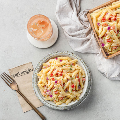 Salad Platter: Creamy Pasta