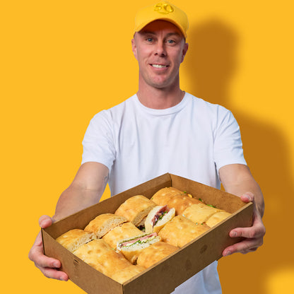 Mortadella Pesto Panini Platter
