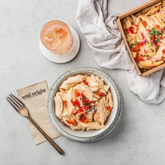 Salad Platter: Creamy Pasta