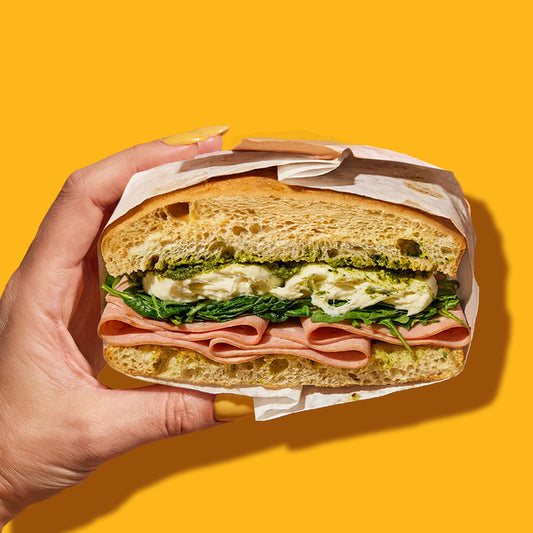 Mortadella Pesto Panini Platter