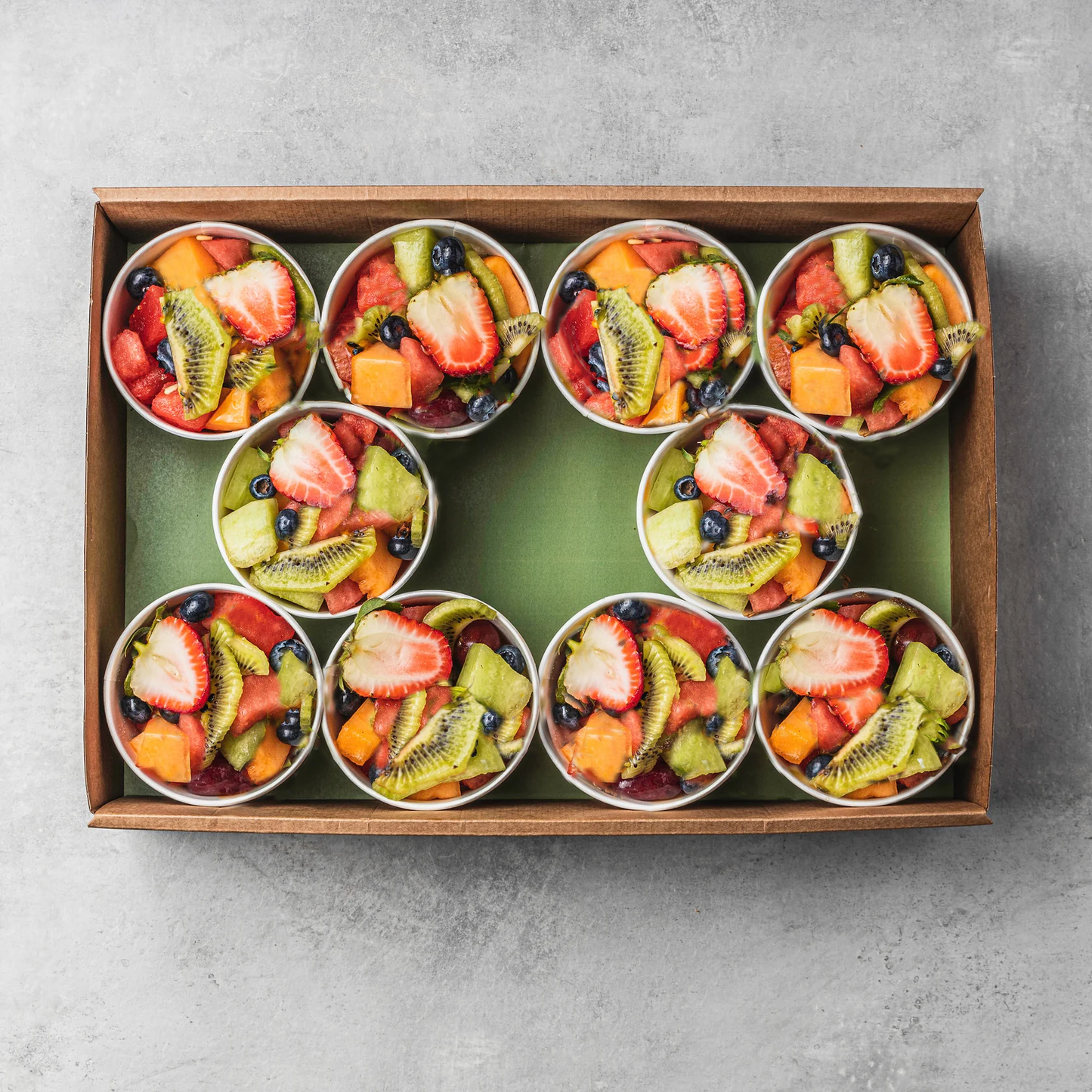 Seasonal Fruit Salad Pots