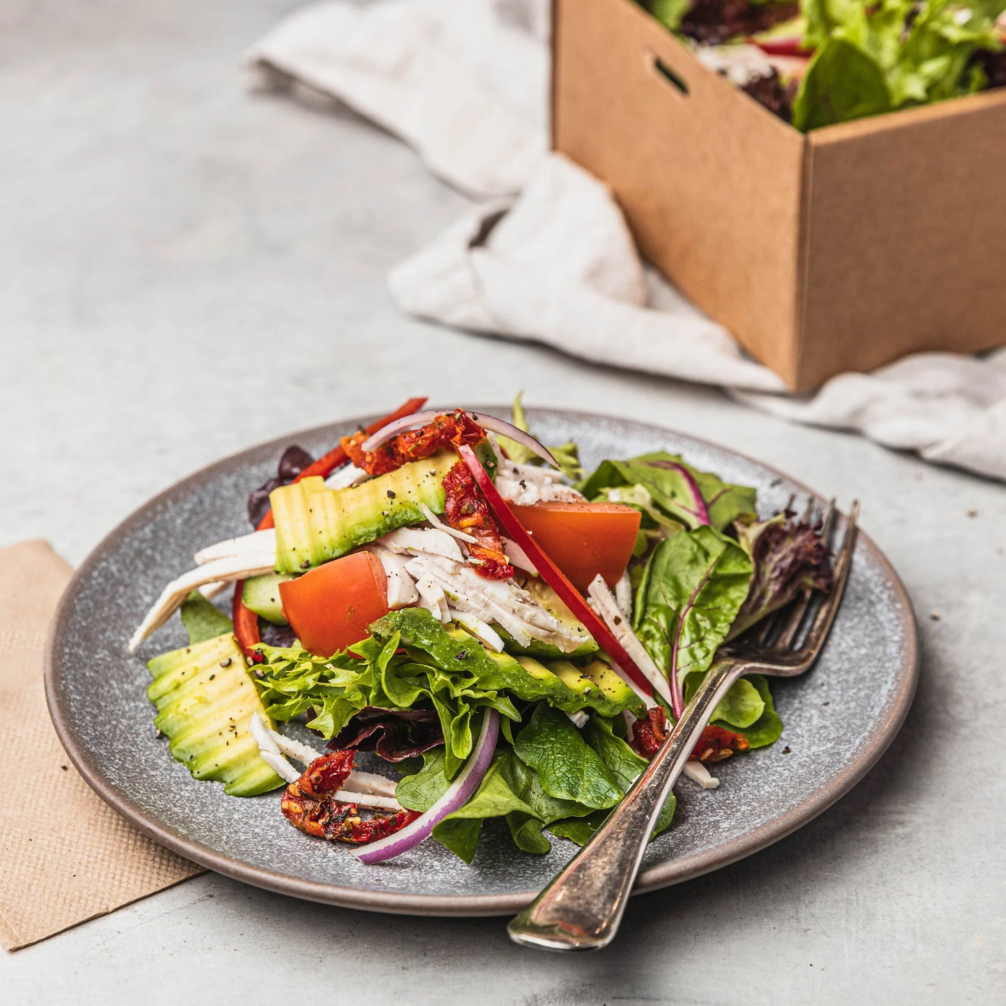 Salad Platter: Chicken Avocado