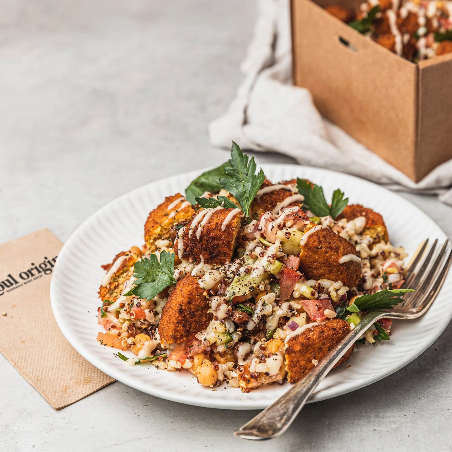 Salad Platter: Falafel