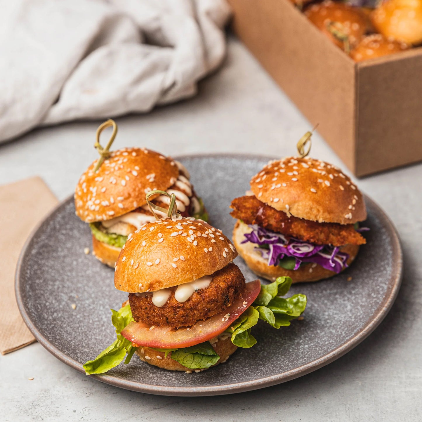 Falafel Sliders