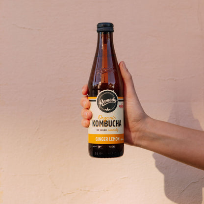 Ginger Lemon Kombucha Lifestyle