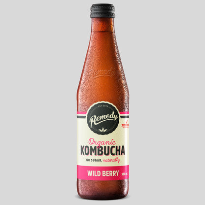 Wild Berry Kombucha Product Shot