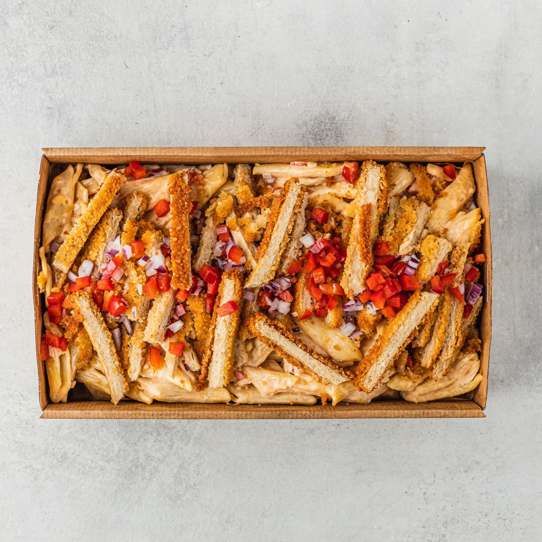 Salad Platter PlantBased Schnitzel Pasta Catering by Soul Origin