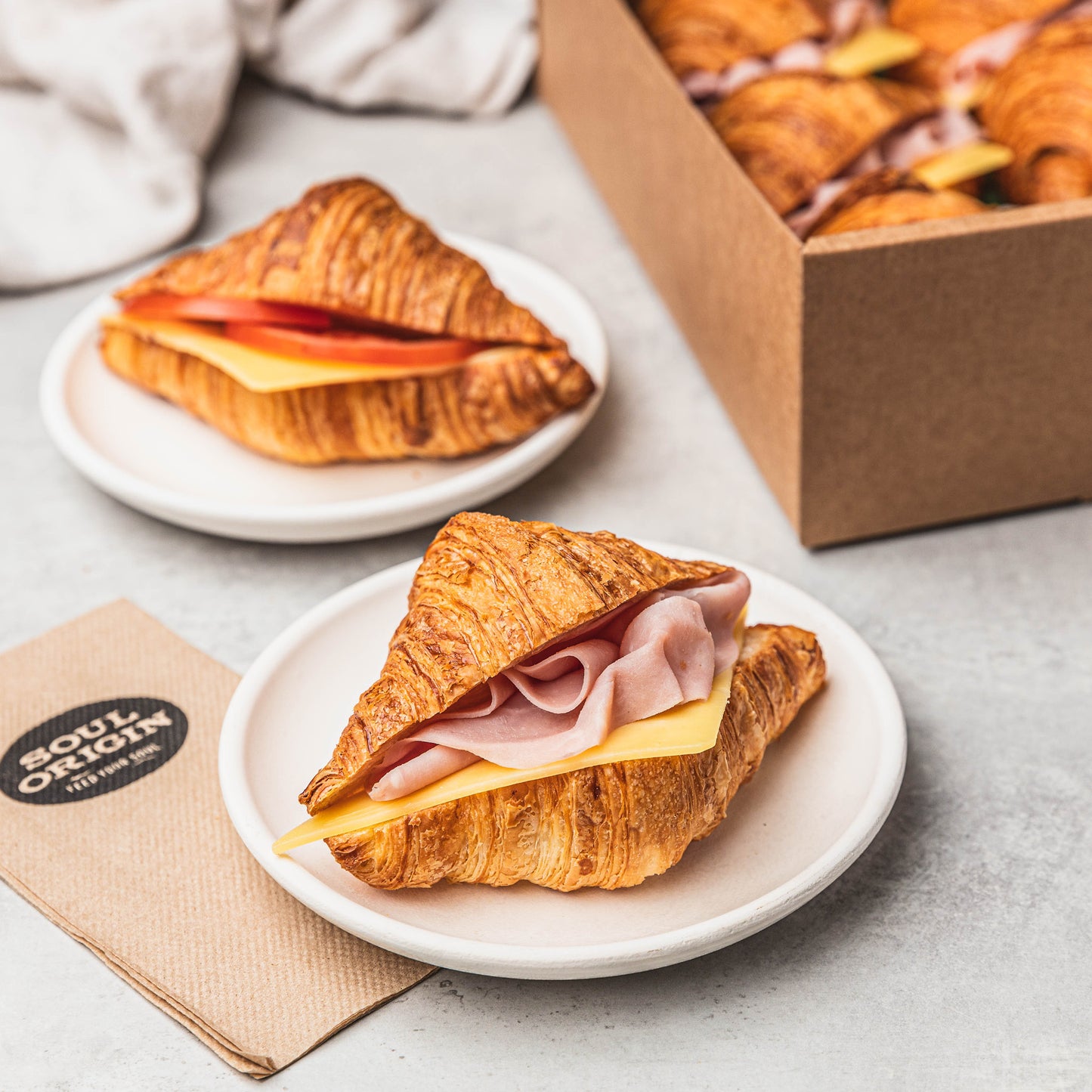 Mixed Mini Savoury Breakfast Croissants